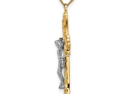 14k Two-tone Jewelry Style C4704 - Classique Jewelry Inc.
