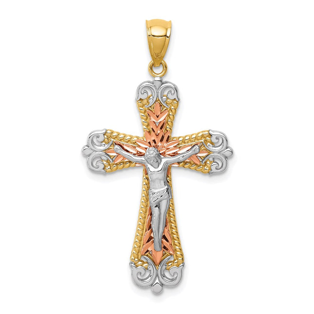14k Tri-Color Pendants Style C4706 - Classique Jewelry Inc.