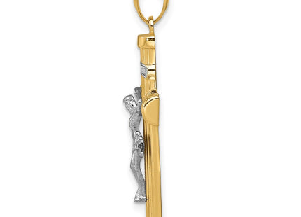 14k Two-tone Jewelry Style C4707 - Classique Jewelry Inc.