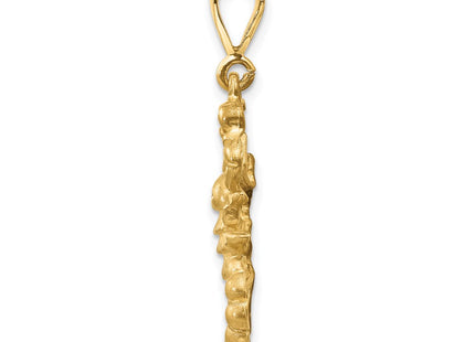 14K gold zodiac charm, alternate view