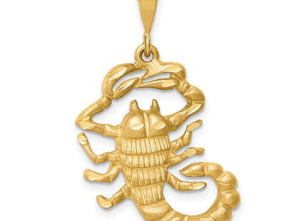 14K gold zodiac charm