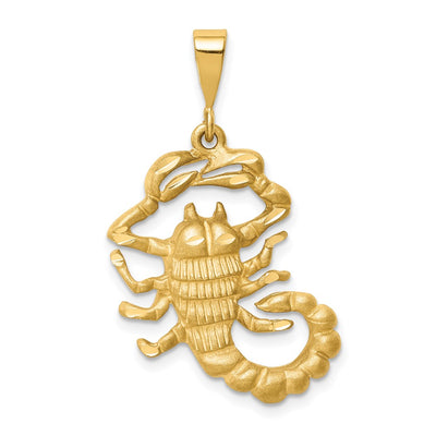 14K gold zodiac charm