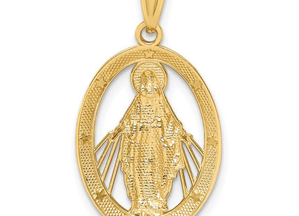 14k Yellow & Rhodium Pendants Style C4712 - Classique Jewelry Inc.