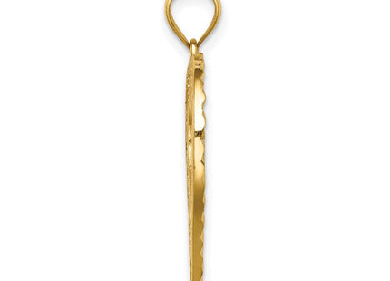 14K gold pendants & charm, alternate view