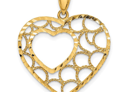 14K gold pendants & charm