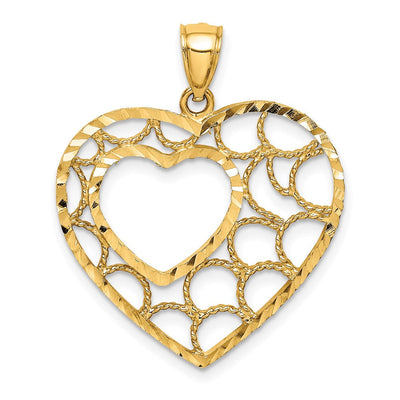 14K gold pendants & charm