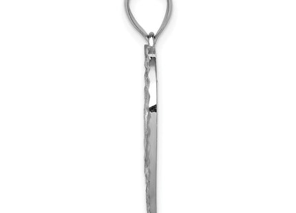 14k White Gold Pendants Style C4718 - Classique Jewelry Inc.