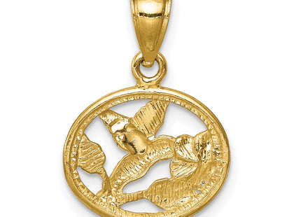 14k Yellow Gold Pendants Style C4720 - Classique Jewelry Inc.