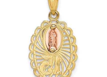 14k Two-tone Pendants Style C4746 - Classique Jewelry Inc.