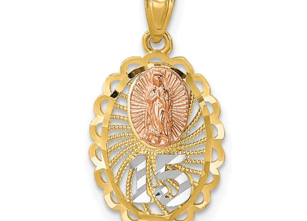 14k Two-tone Pendants Style C4746 - Classique Jewelry Inc.