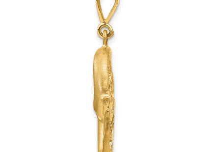 14K gold zodiac charm, alternate view