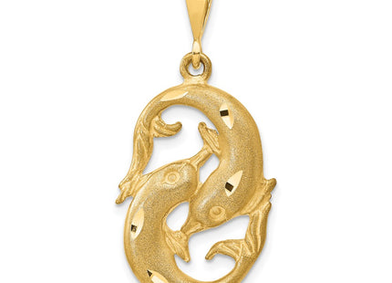 14K gold zodiac charm