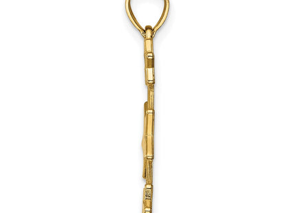 14k Yellow Gold Pendants Style C4755 - Classique Jewelry Inc.