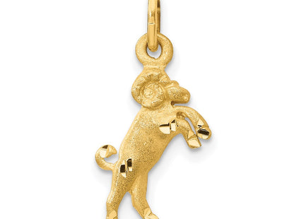14K gold zodiac charm