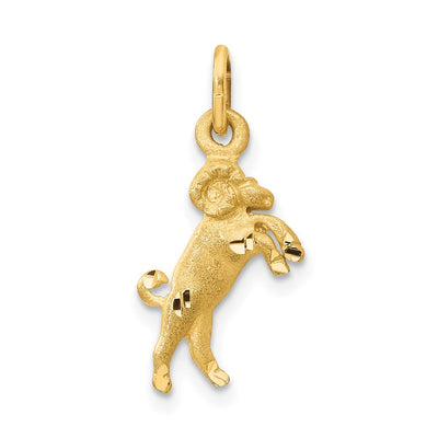 14K gold zodiac charm