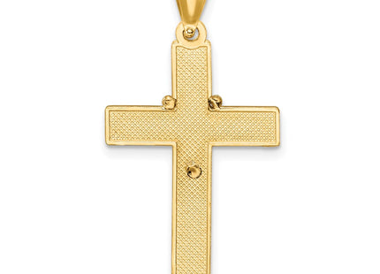 14k Yellow & Rhodium Pendants Style C4770 - Classique Jewelry Inc.
