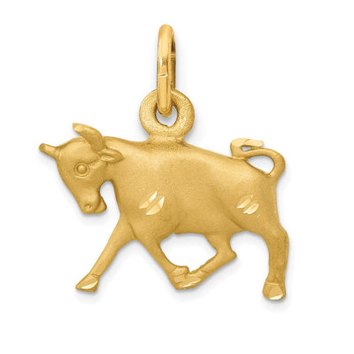 14K gold zodiac charm