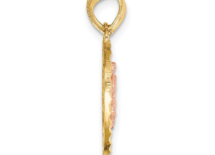 14k Two-tone Pendants Style C4780 - Classique Jewelry Inc.