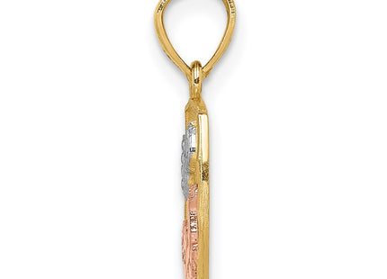 14k Two-tone Pendants Style C4781 - Classique Jewelry Inc.