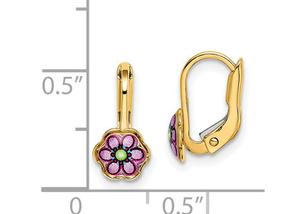 14k Yellow Gold Earrings Style C4787 - Classique Jewelry Inc.