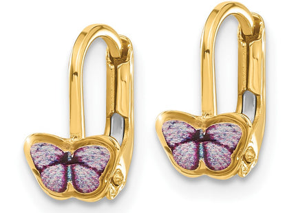 14k Yellow Gold Earrings Style C4788 - Classique Jewelry Inc.