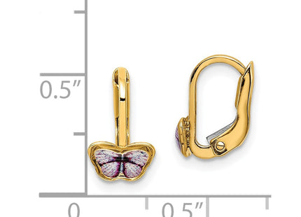 14k Yellow Gold Earrings Style C4788 - Classique Jewelry Inc.