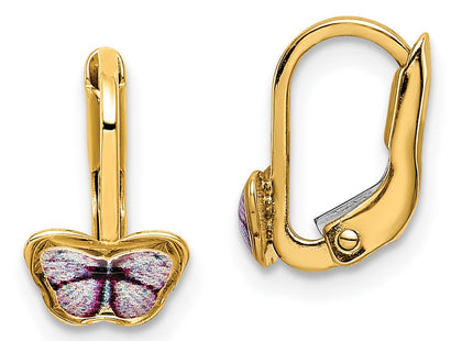 14k Yellow Gold Earrings Style C4788 - Classique Jewelry Inc.