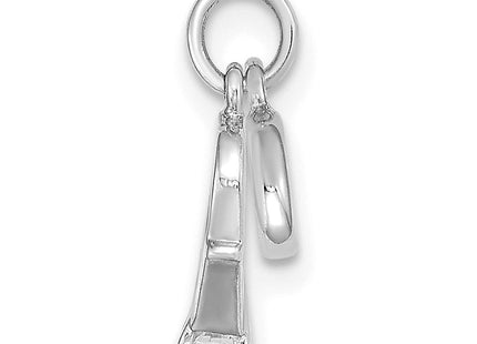14K gold zodiac charm, alternate view