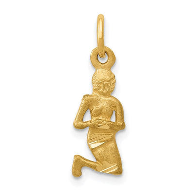 14K gold zodiac charm