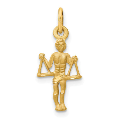 14K gold zodiac charm