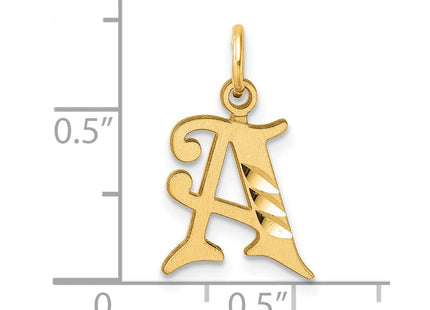 14K gold zodiac charm, further view