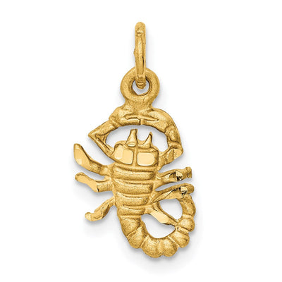 14K gold zodiac charm