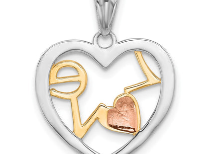14k Tri-Color Pendants Style C4841 - Classique Jewelry Inc.