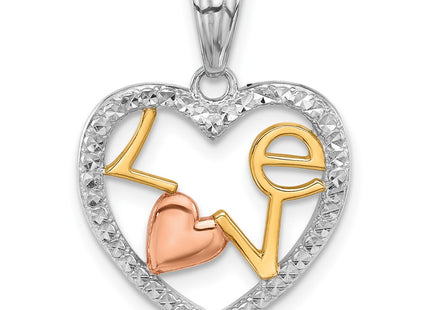 14k Tri-Color Pendants Style C4841 - Classique Jewelry Inc.