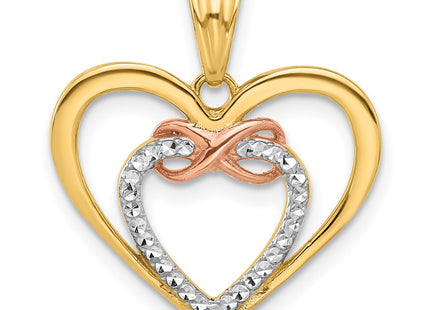 14k Two-tone Pendants Style C4848 - Classique Jewelry Inc.
