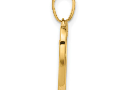 14k Yellow & Rhodium Pendants Style C4850 - Classique Jewelry Inc.