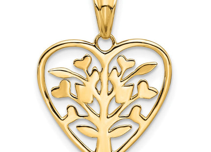 14k Yellow & Rhodium Pendants Style C4850 - Classique Jewelry Inc.