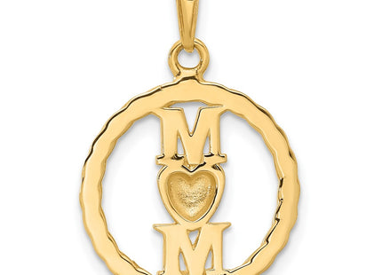 14k Yellow & Rhodium Pendants Style C4856 - Classique Jewelry Inc.