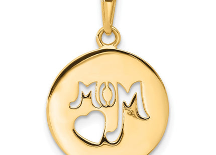 14k Yellow & Rhodium Pendants Style C4857 - Classique Jewelry Inc.