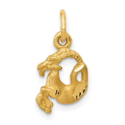 14K gold zodiac charm