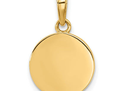 14k Yellow Gold Pendants Style C4860 - Classique Jewelry Inc.