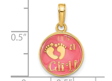 14k Yellow Gold Pendants Style C4860 - Classique Jewelry Inc.