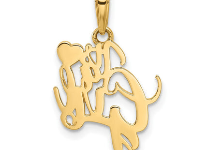 14k Yellow & Rhodium Pendants Style C4862 - Classique Jewelry Inc.