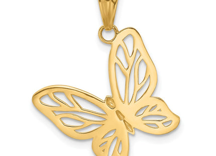 14k Yellow & Rhodium Pendants Style C4875 - Classique Jewelry Inc.