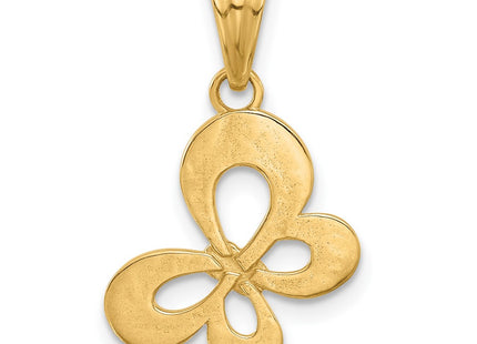 14k Yellow & Rhodium Pendants Style C4878 - Classique Jewelry Inc.
