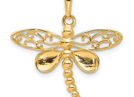 14k Yellow & Rhodium Pendants Style C4880 - Classique Jewelry Inc.