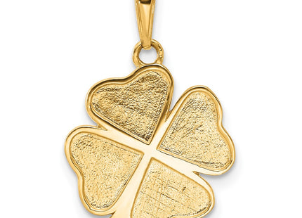 14k Yellow & Rhodium Pendants Style C4881 - Classique Jewelry Inc.