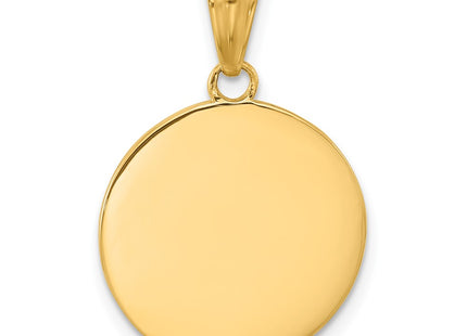14k Yellow & Rhodium Pendants Style C4889 - Classique Jewelry Inc.