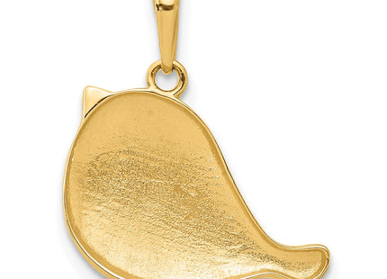 14k Yellow & Rhodium Pendants Style C4900 - Classique Jewelry Inc.