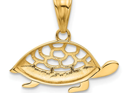 14k Yellow & Rhodium Pendants Style C4907 - Classique Jewelry Inc.